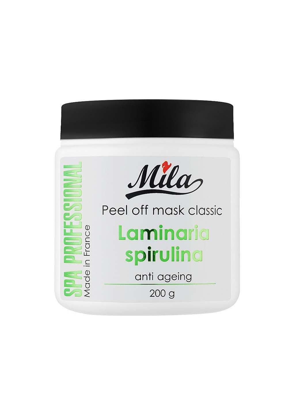 Альгінатна маска проти старіння Perfect Ламінарія та спіруліна 200 г (3702261107203) Mila (317354895)