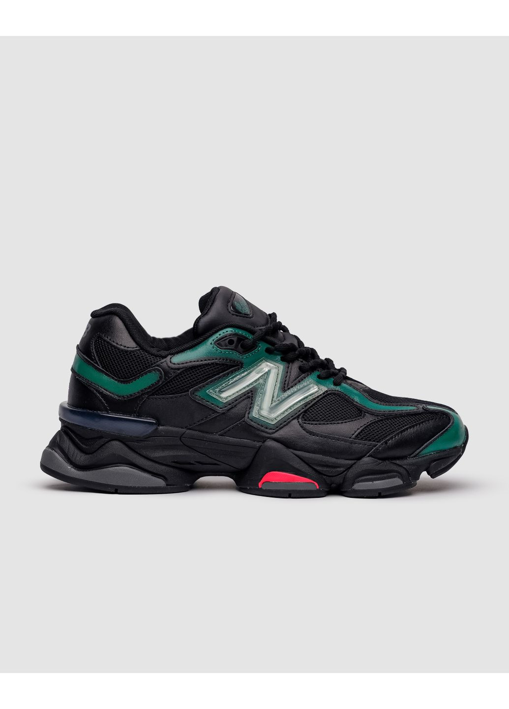 Сірі Осінні кросівки чоловічі new balance mowalola x 9060 green нью беланс 9060 No Brand