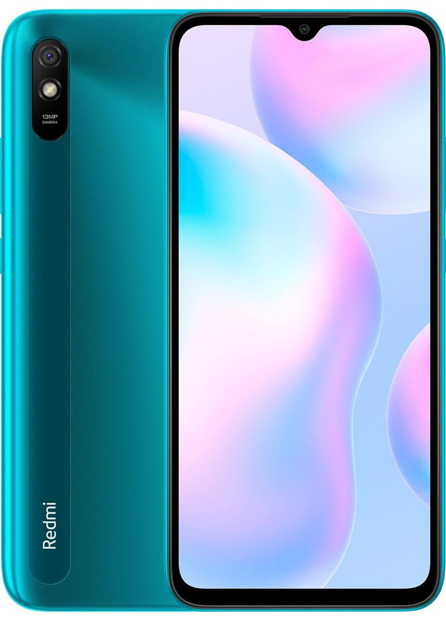 Смартфон Redmi 9A 4/64GB Peacock Green CN Глобальная Прошивка Xiaomi (360400391)