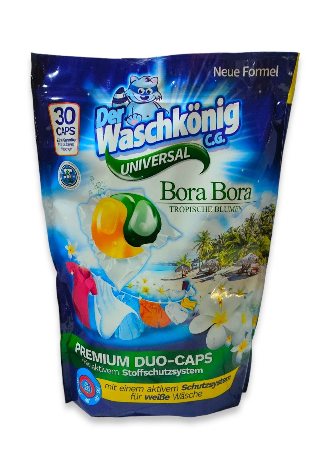 Капсули для прання Universal Bora Bora 30шт*18г Waschkonig (278048726)