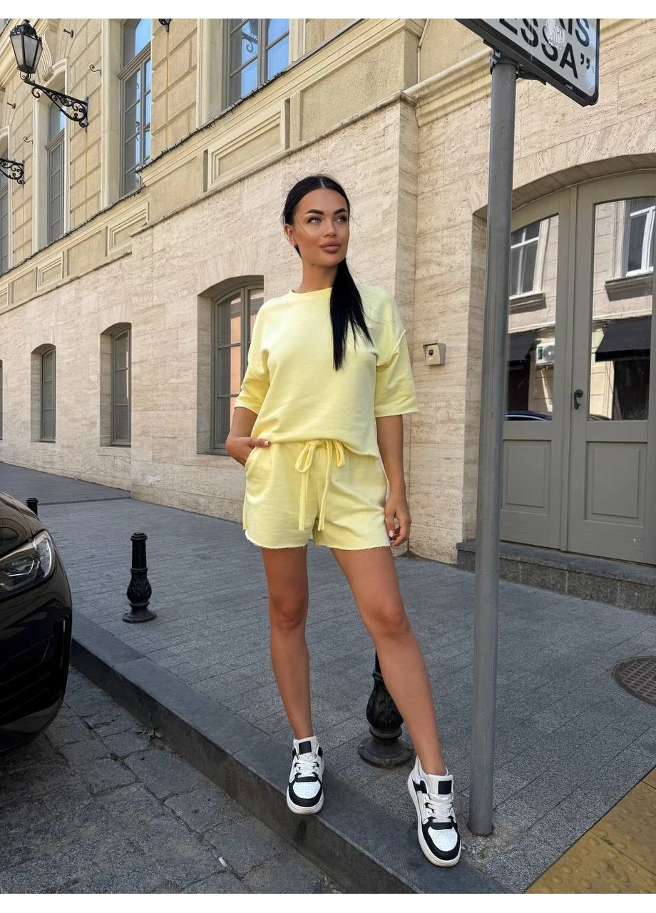 Костюм-двойка в стиле ZARA из турецкой петли пинье GD/GL Модний простір (397800385)