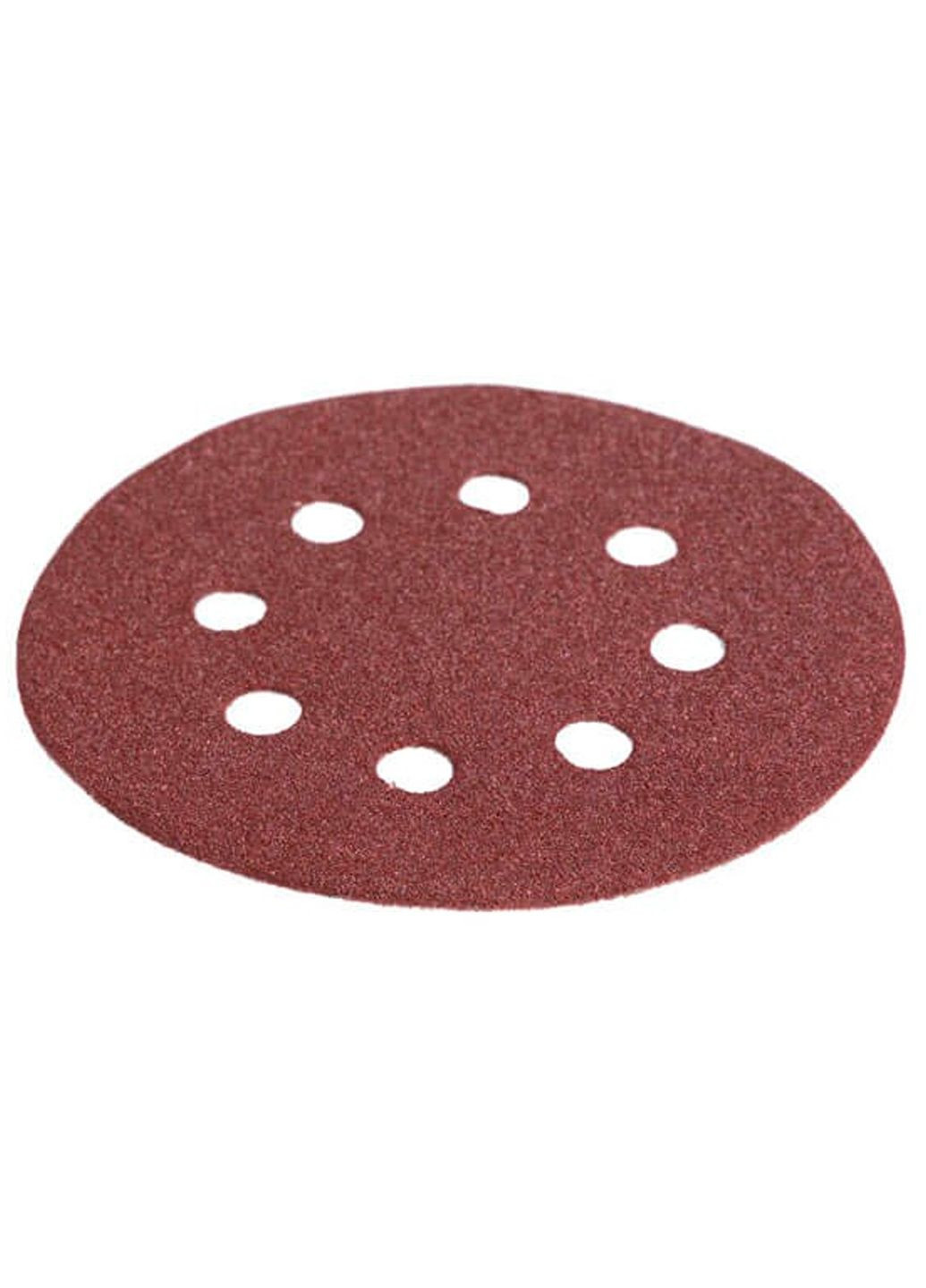 Круг шліфувальний на липучці 125 мм × Р100 з отворами (5 шт.) (BT-0586) Intertool (365253090)