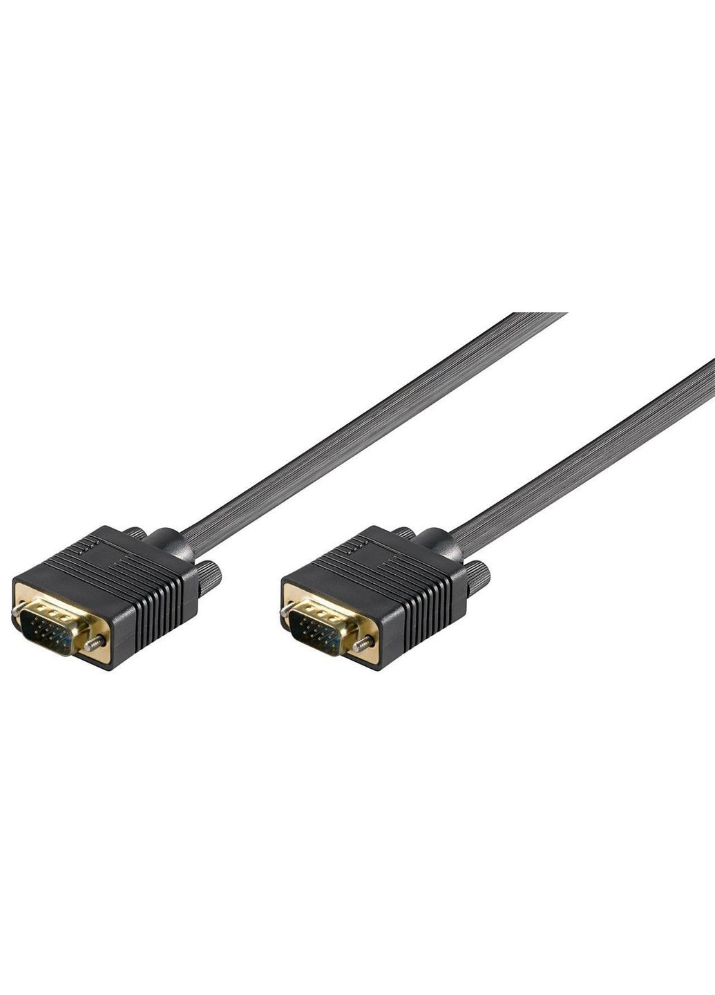 Кабель монитора сигнальный VGA HD15 M/M (папа/папа) 0.8m AWG23 2xShielded 3xCoax+8xSync Goobay (369645834)
