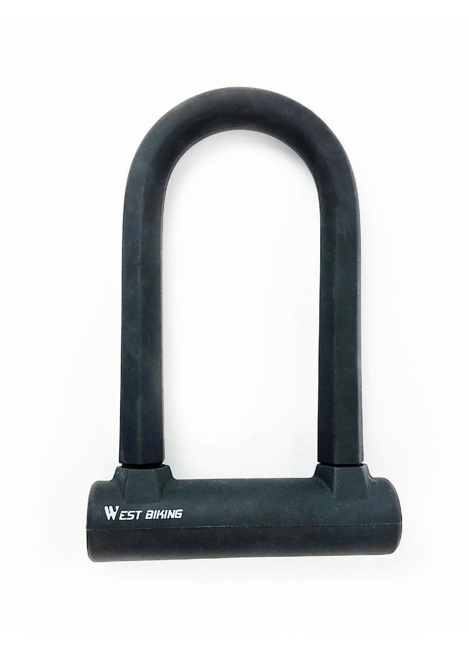 Велосипедный замок U-Lock 195х127 мм под ключ черный (G0001087) West Biking (355802934)