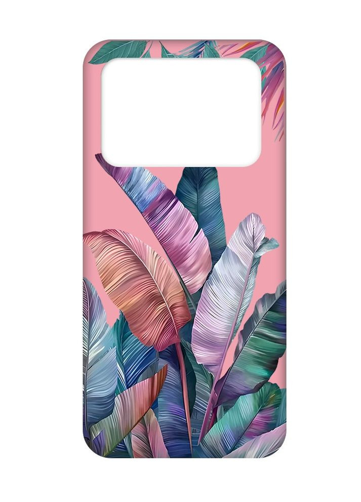 Матовый чехол на Xiaomi Poco X4 Pro 5G:: Тропики (принт 372) Creative (355403725)