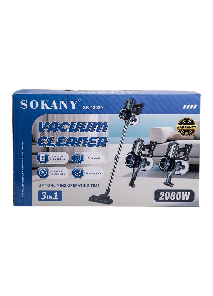 Пылесос вертикальный 3 в 1 2000 Вт SK-13020 Sokany (369143451)