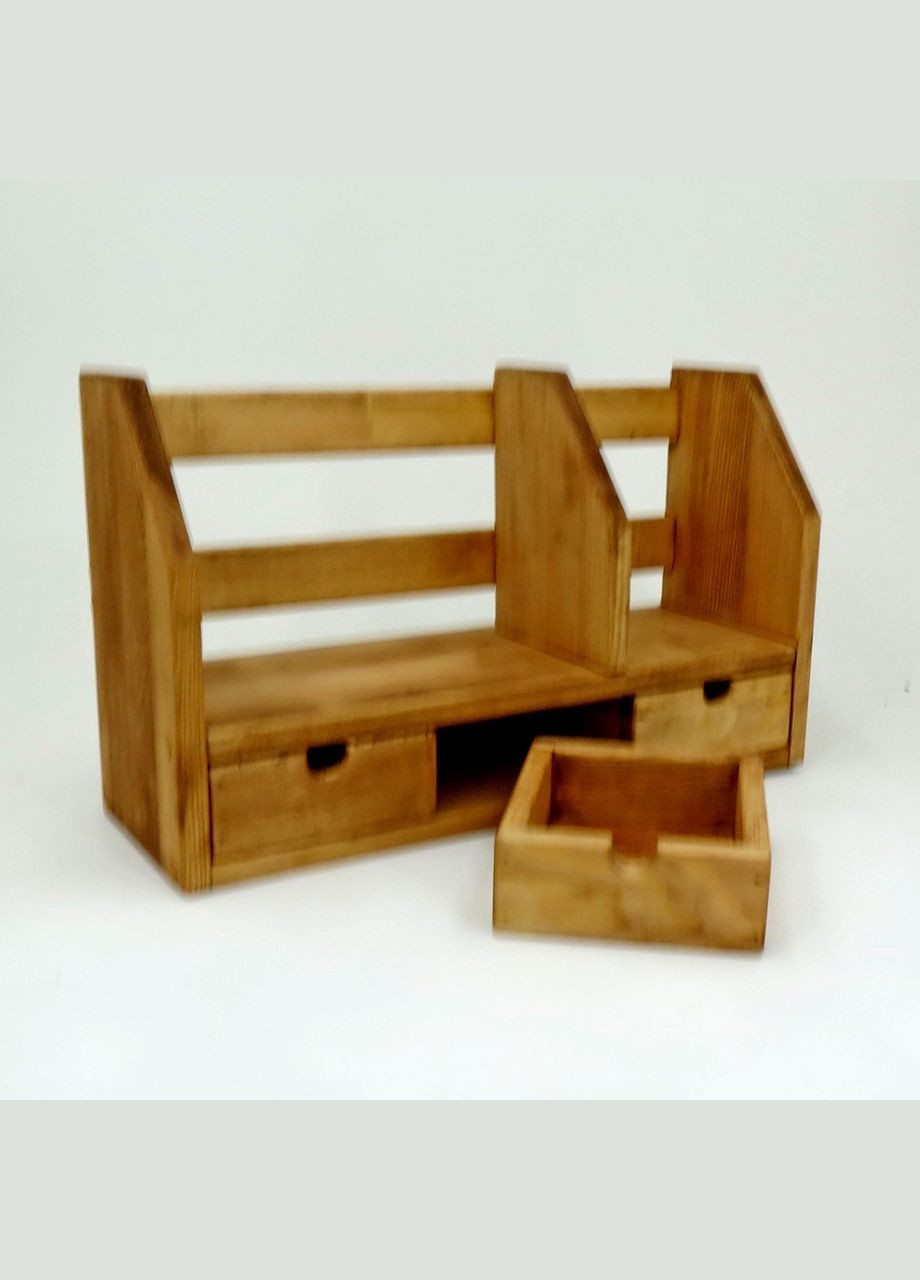 Настольная книжная полка из дерева Даль мускат (КПЛ-001807) No Brand (328414801)