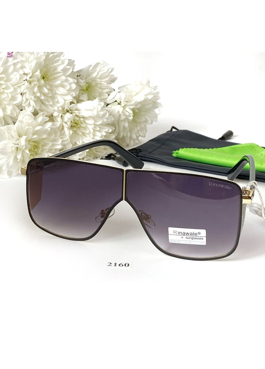 Модные чёрные солнцезащитные очки No Brand (302370726)