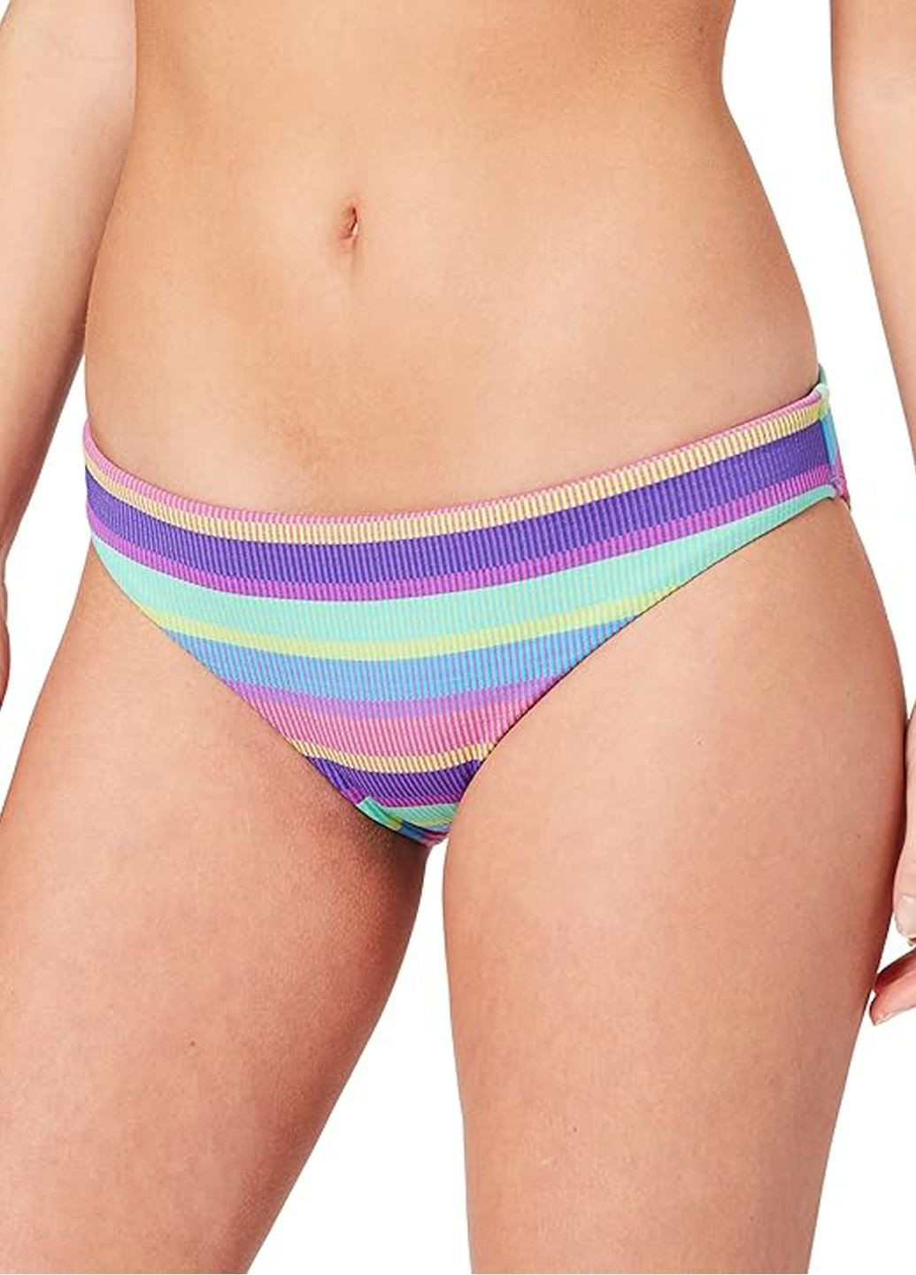 Бірюзовий літній купальник різнокольоровий із вирізами бікіні, роздільний Seafolly