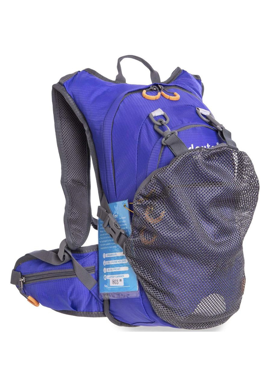 Рюкзак спортивний велорюкзак із жорсткою спинкою DTR 803 (PL, р-р 44х20х11см, 10л, Синій) (803_Синій) Corporation (361435287)