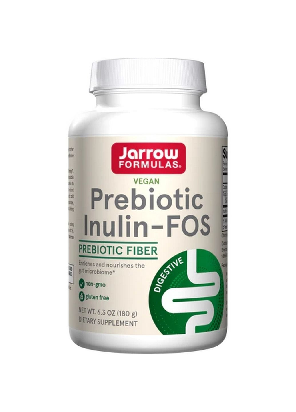 Натуральная добавка Prebiotic Inulin FOS Powder, 180 грамм Jarrow Formulas (293420695)