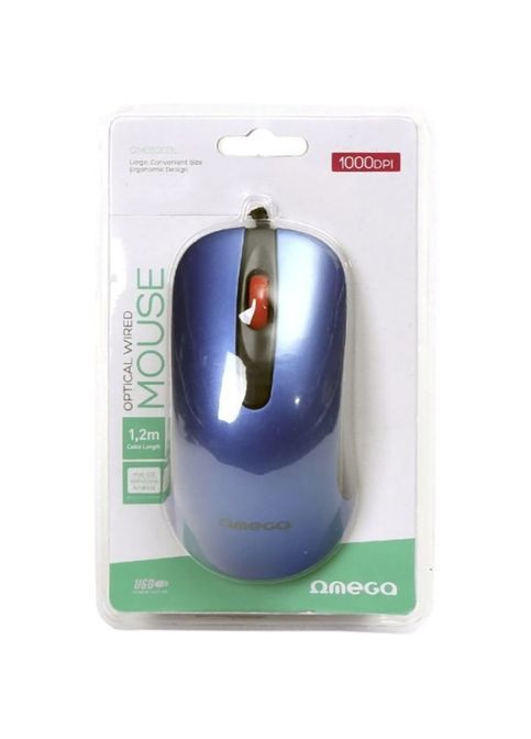 Мышь (OM0520BL) Omega OM-520 USB Blue (316223229)