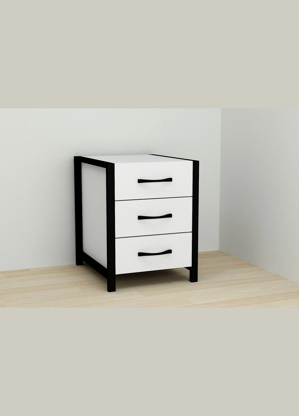 Тумба универсальная Вивьен 3 50x41x40 черный ДСП 16мм (FRD-104186) Ferrum-decor (351358723)