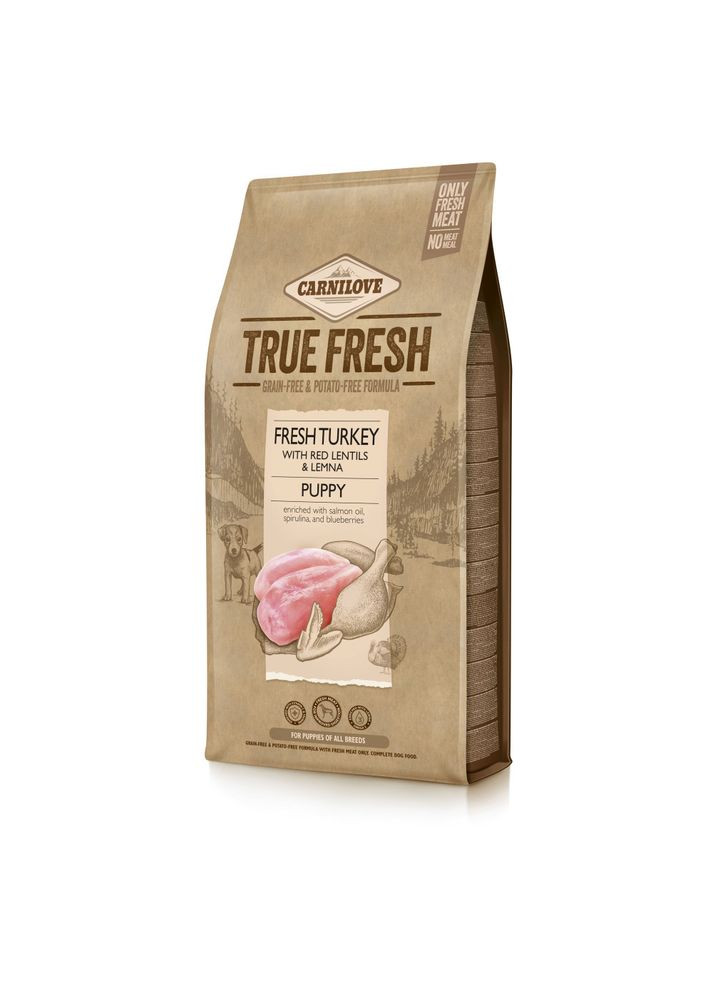 Корм сухий True Fresh Turkey Puppy д/цуценят індичка 11,4 кг Carnilove (380383971)