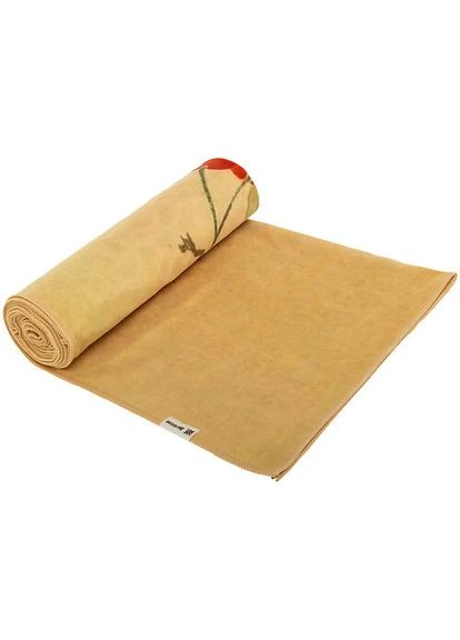 Коврик полотенце для йоги нескользящий YOGA TOWEL LB7091 BEGONIA Размер 183x61х0,1см Коричневый Bloom (386995014)