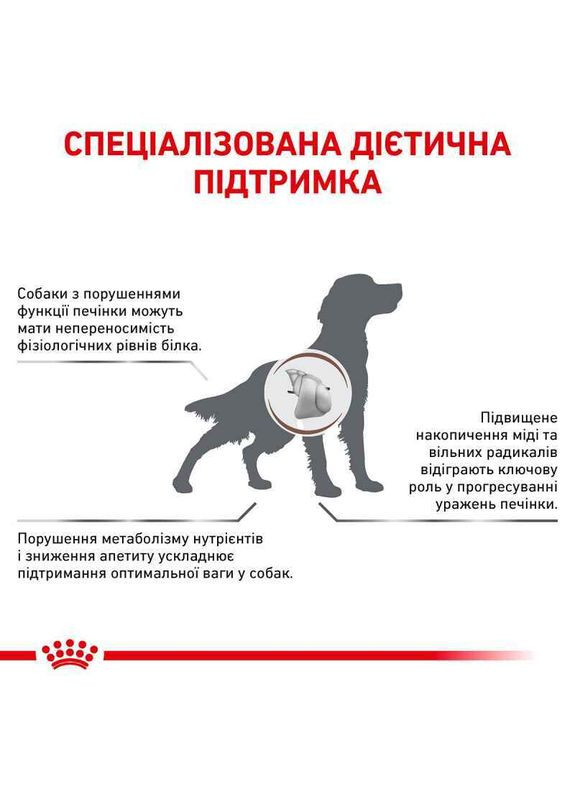 Сухой корм Hepatic Canine для собак при заболеваниях печени 12 кг Royal Canin (289391153)