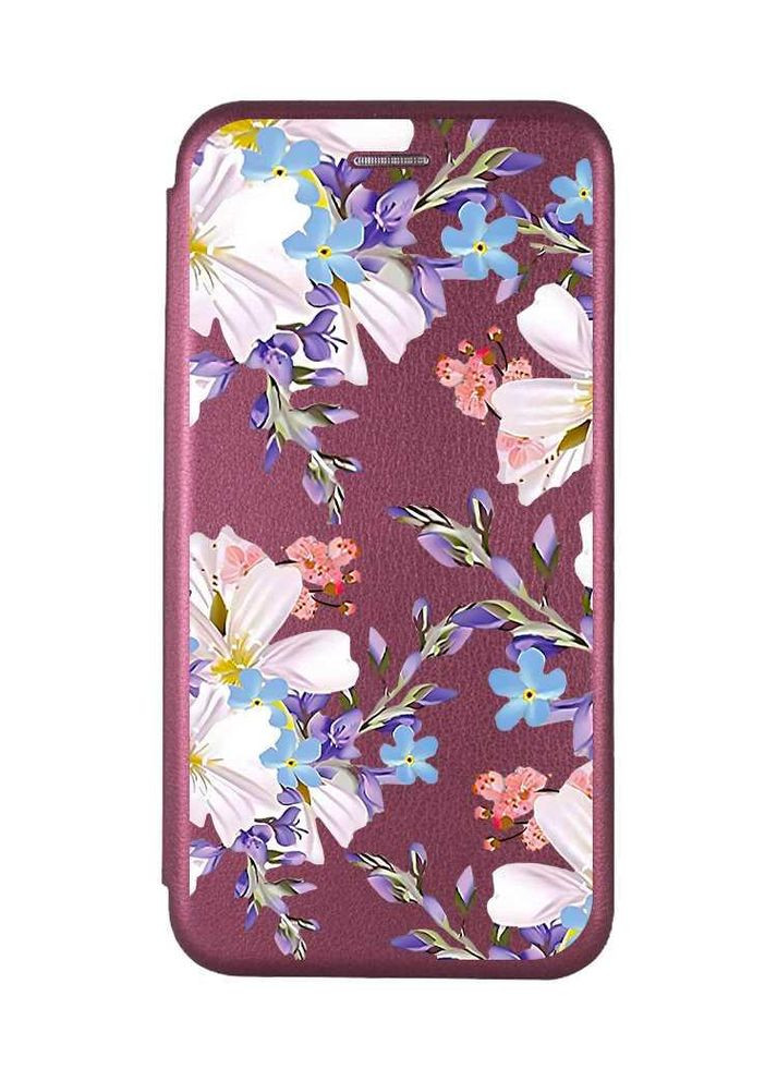 Чехол-книжка с рисунком для Xiaomi Redmi 9C/10A:: Цветочный рисунок (принт 272) Creative (360706885)