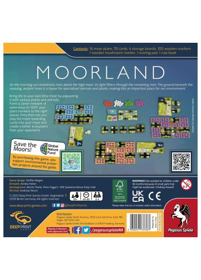 Настольная игра Морленд (Moorland) (англ.) (PS211) Pegasus Spiele Морленд (Moorland) (англ.) (368497159)