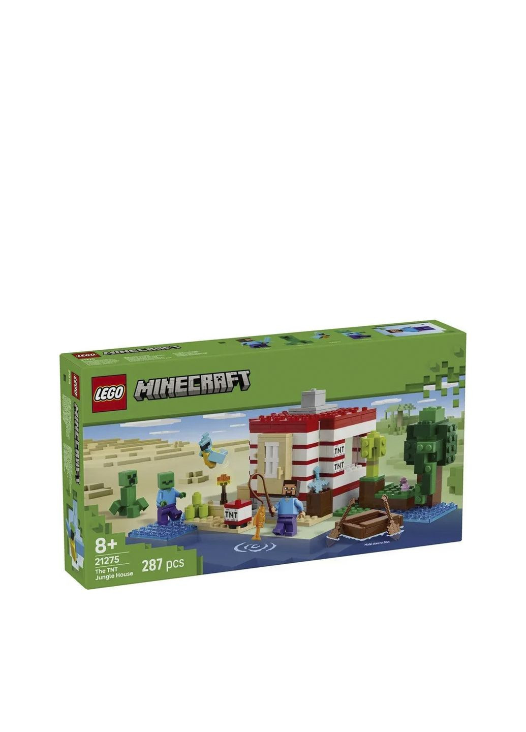 Конструктор Minecraft Будинок з вибухівки в джунглях колір різнокольоровий CB-00279941 Lego (336146286)
