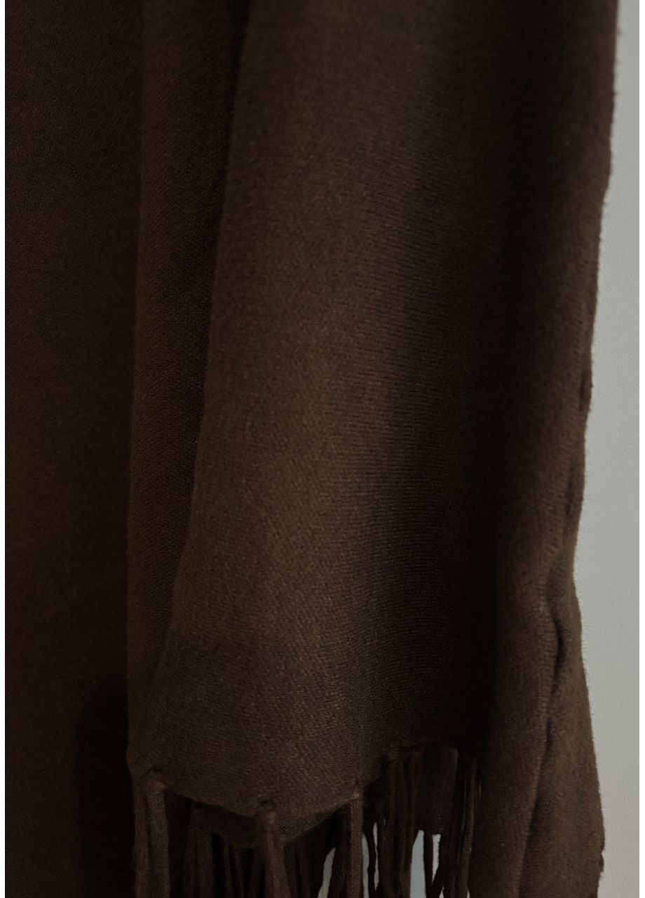 Женское пончо накидка воротник-стойка безразмерный (48-54 г) No Brand (368999647)