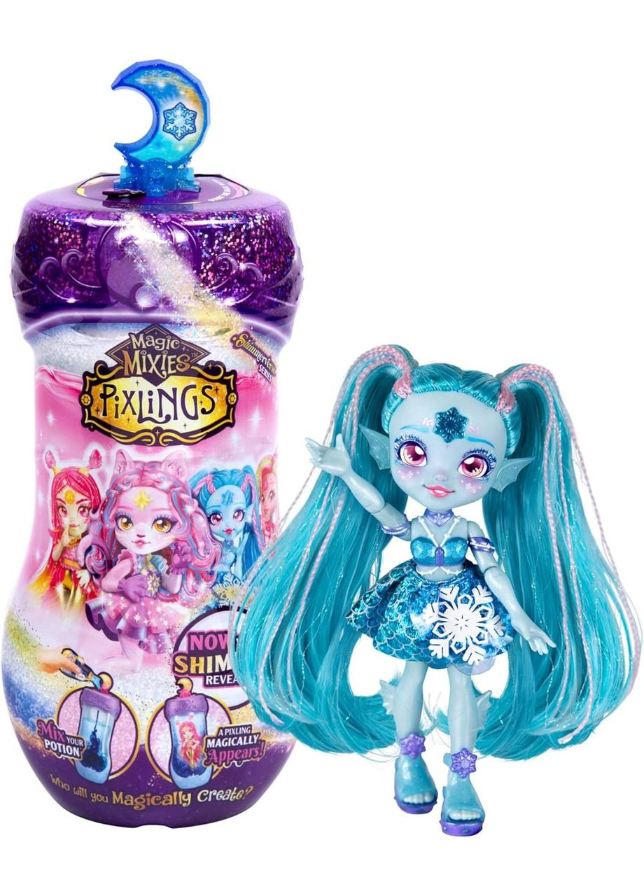 Кукла-сюрприз Magic Mixies Pixlings Shimmerverse Марена Ледяная русалочка Пикслинг, Marena The Ice Mermaid No Brand (338425786)