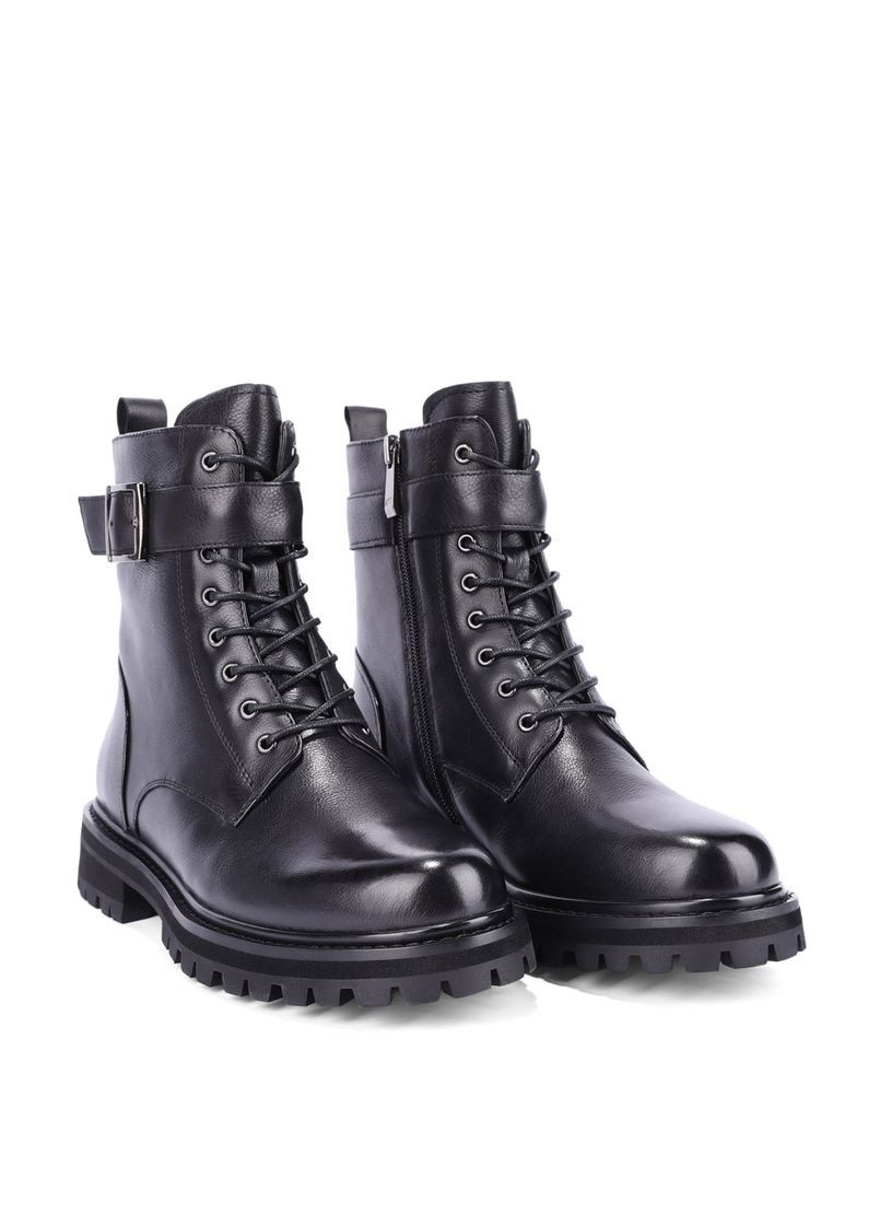 Жіночі Черевики NH47Z-536L-P742R Чорний Шкіра Attizzare (368754183)