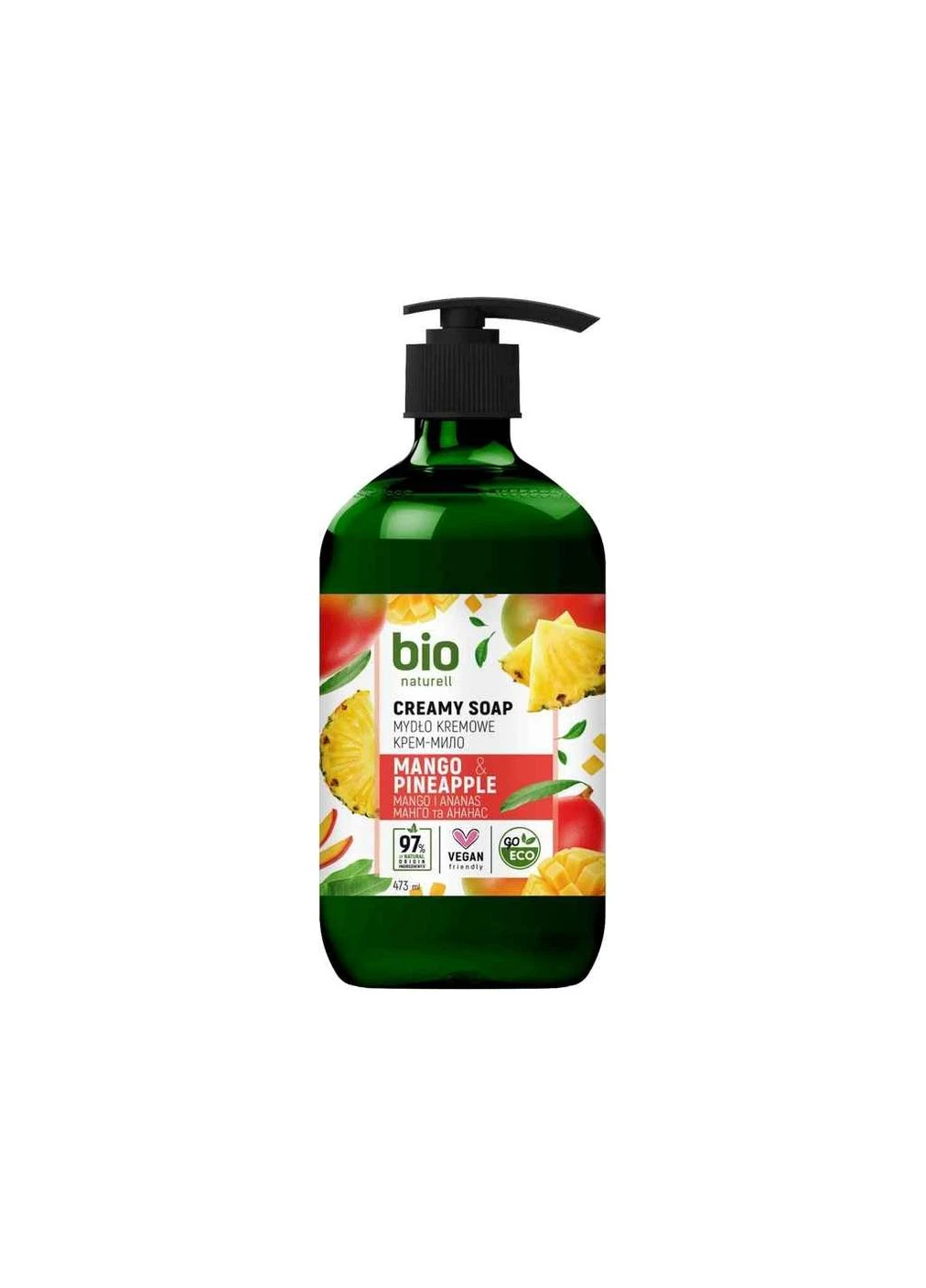Крем-мило 473мл Naturell Манго та Ананас ТМ BIO NATURELL No Brand (387321168)