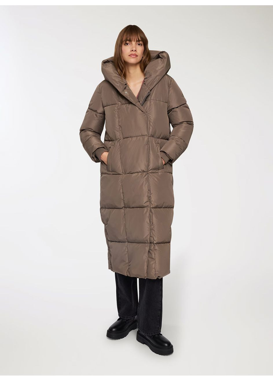 Сіро-коричневе зимнє Пальто жін Terranova