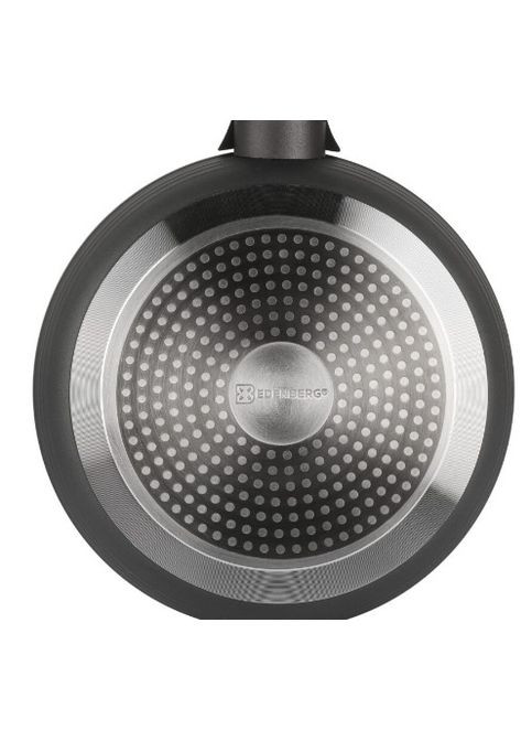 Сковорода зі скляною кришкою EB-13085 з термоіндикатором 28x5,5 см Edenberg (328600409)