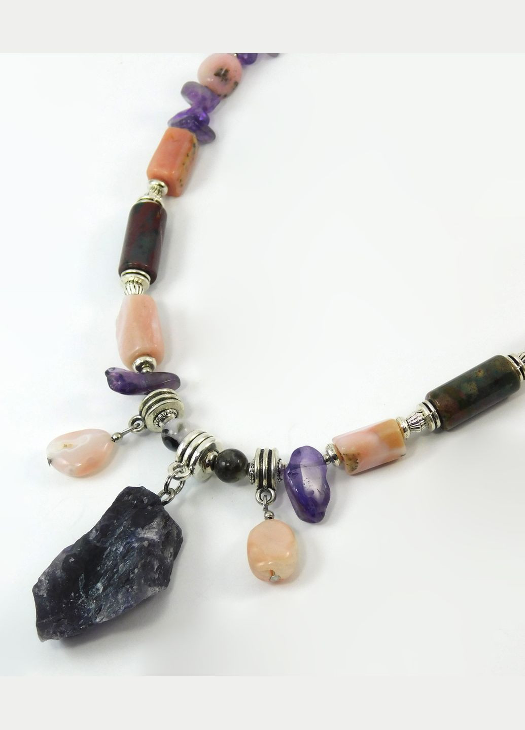 Намисто "Орбіта" Опал, Яшма, Аметист Fursa fashion (322315970)