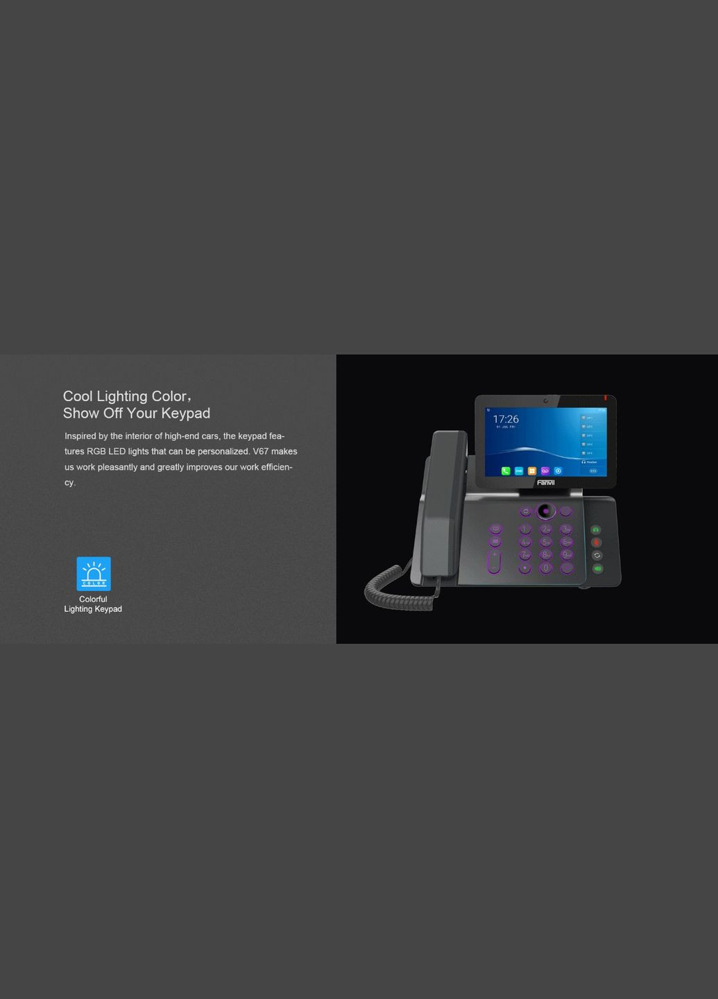 SIP телефон V67 Flagship Smart Video Fanvil (315003804)