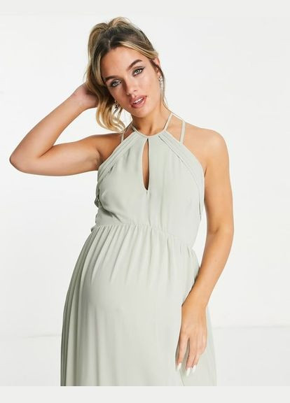 М'ятна святковий сукня на запах TFNC London однотонна