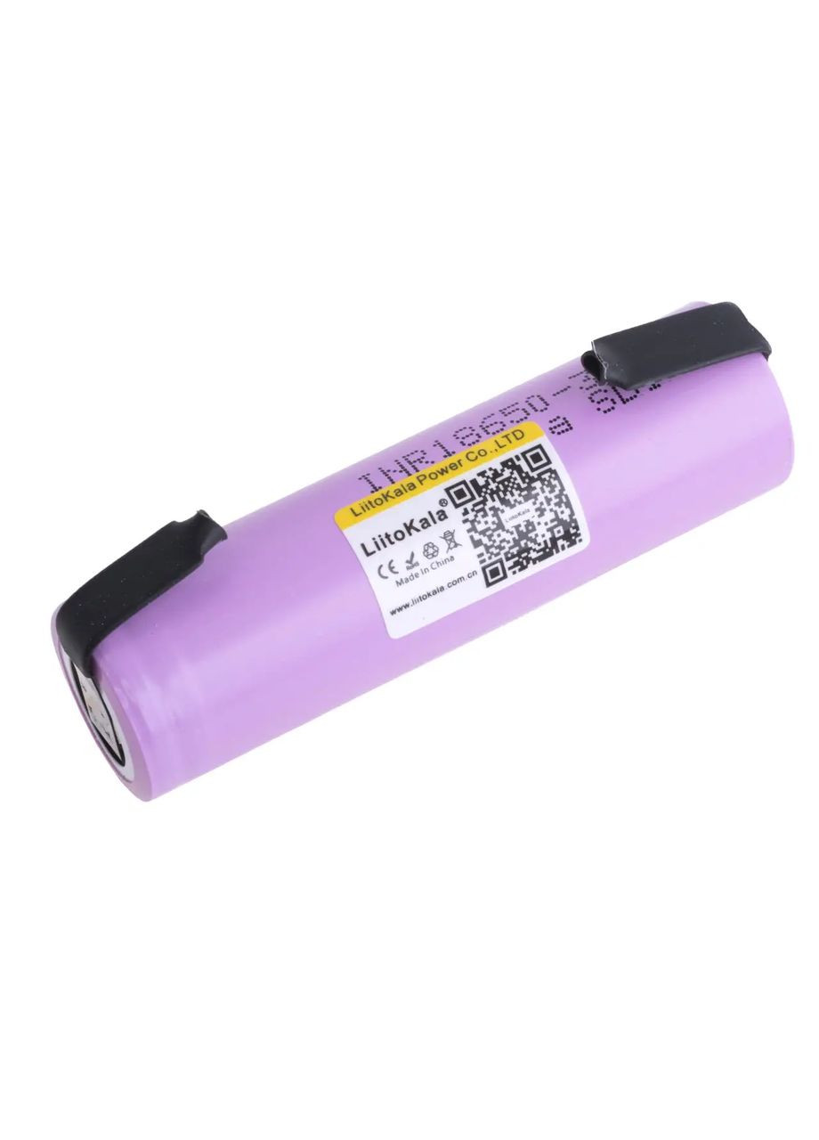 Акумулятор високострумовий Li-ion 18650 3000mAh 3,7V (INR18650-30Q) 20A Бузковий LiitoKala (335835084)