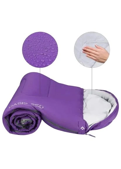Спальный мешок (KS3121_PURPLE_L_01) KingCamp Oasis 250 Purple (381486235)