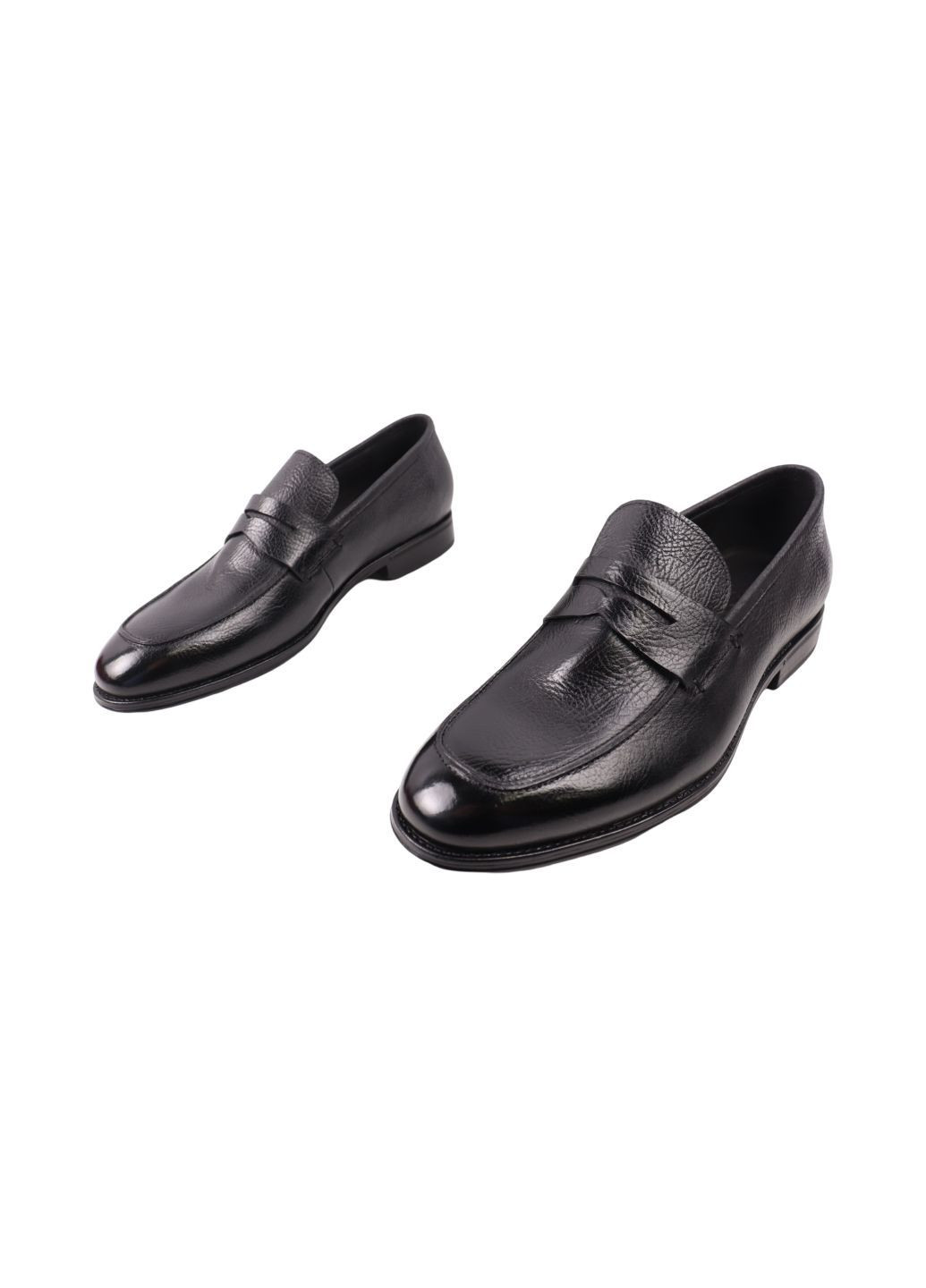 Черные туфли мужские черные натуральная кожа Cindy