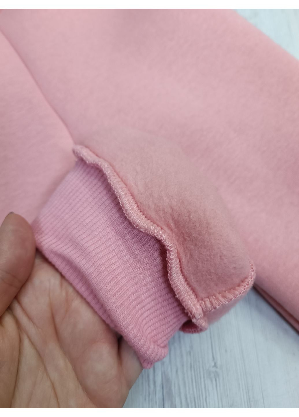 Персиковые повседневный зимние брюки No Brand