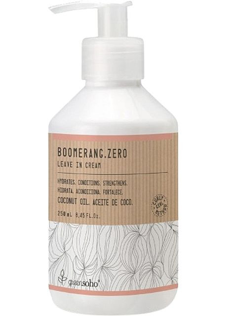 Несмываемый увлажняющий крем для волос Boomerang.Zero Leave In Cream 250ml (1197041-187118) Greensoho (368661085)