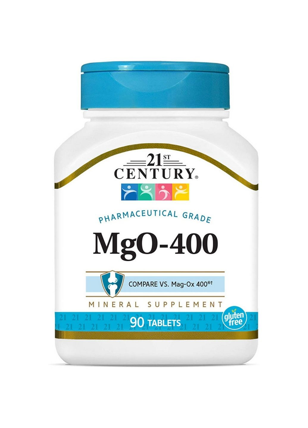 Витамины и минералы MgO-400, 90 таблеток 21st Century (293341621)