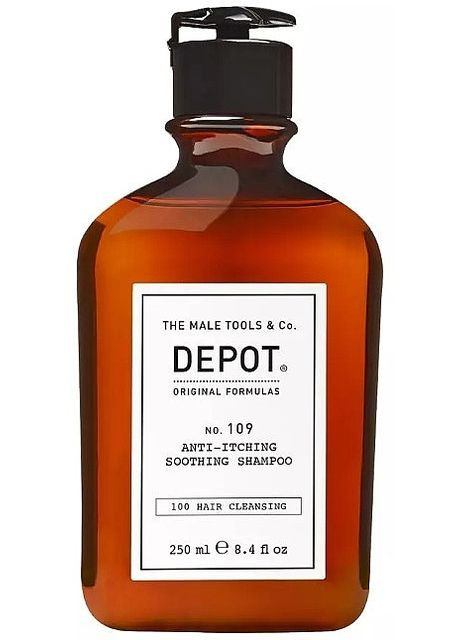 Успокаивающий шампунь для волос Hair Cleansings 109 Anti-Itching Soothing Shampoo 250ml (1378185-16498045) Depot (368603077)