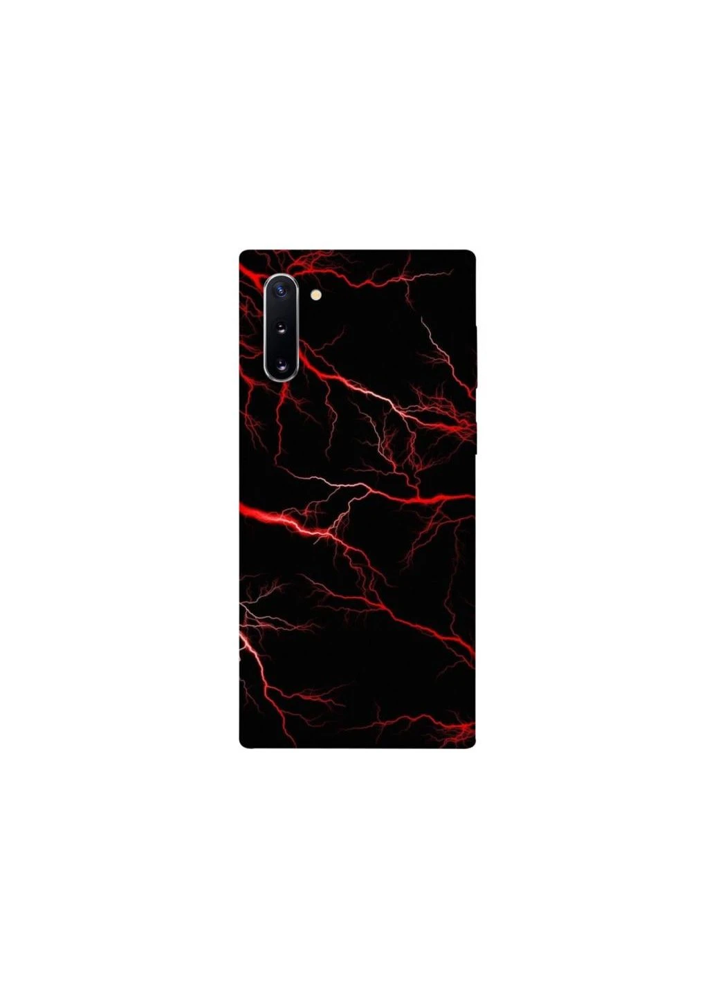 Чехол на Samsung Galaxy Note 10 Красная молния Frontalka (353356405)
