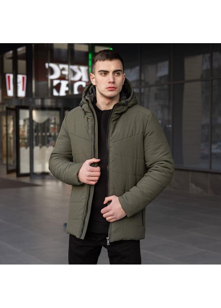 Оливкова (хакі) зимня чоловіча зимова куртка до -18 ° c хакі Freedom