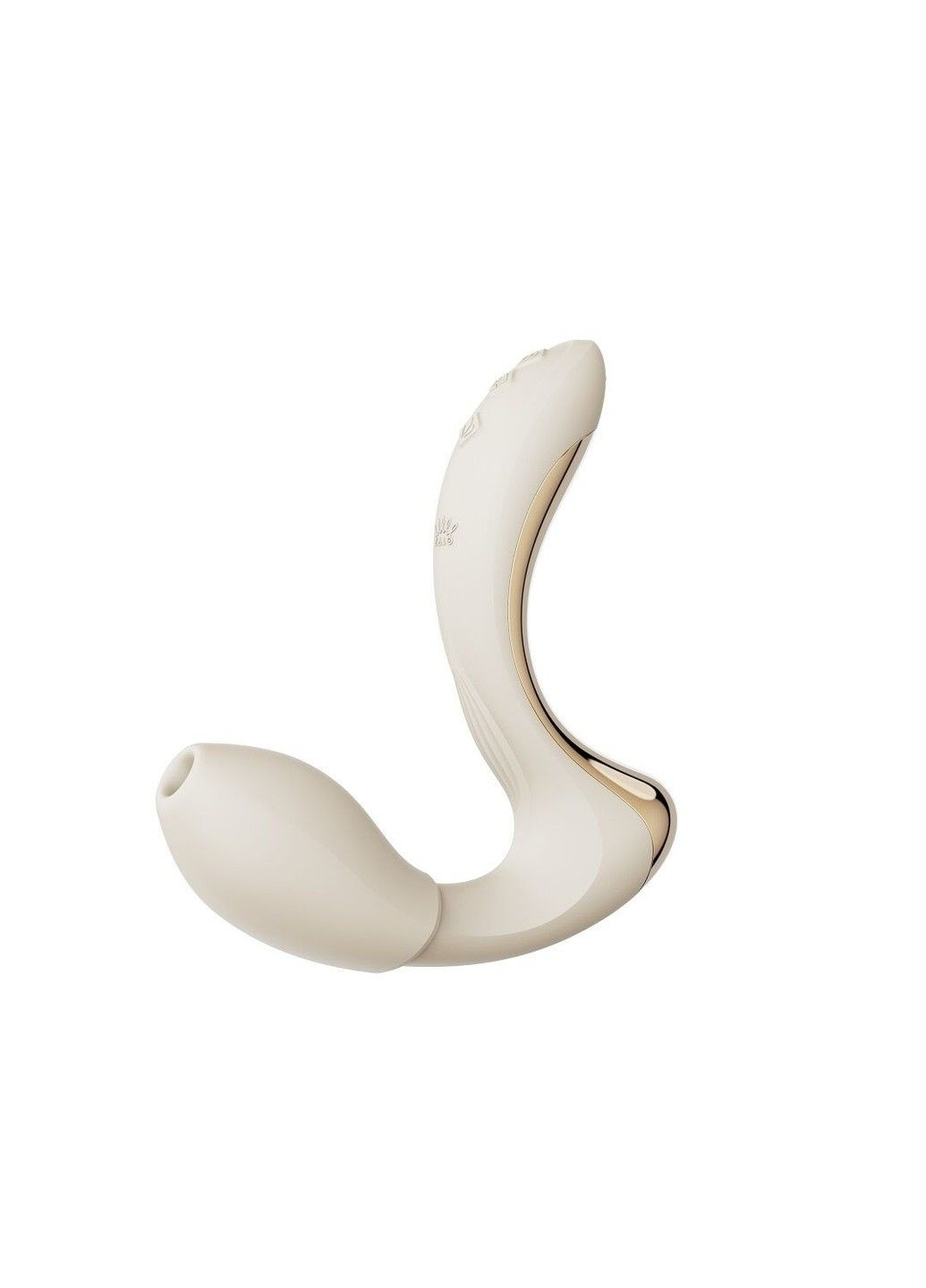 Вибратор-пульсатор с вакуумной насадкой – Talis G-Spot PulseWave Vibrator Ivory White Zalo (333332506)