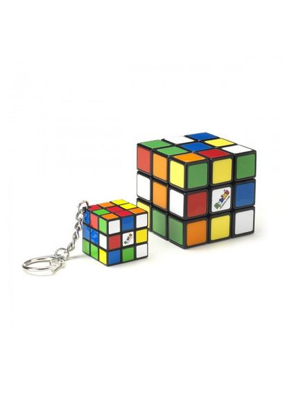 Набор головоломок 3х3 Классическая Упаковка Кубик и мини-кубик (с кольцом) Rubik's (290108516)