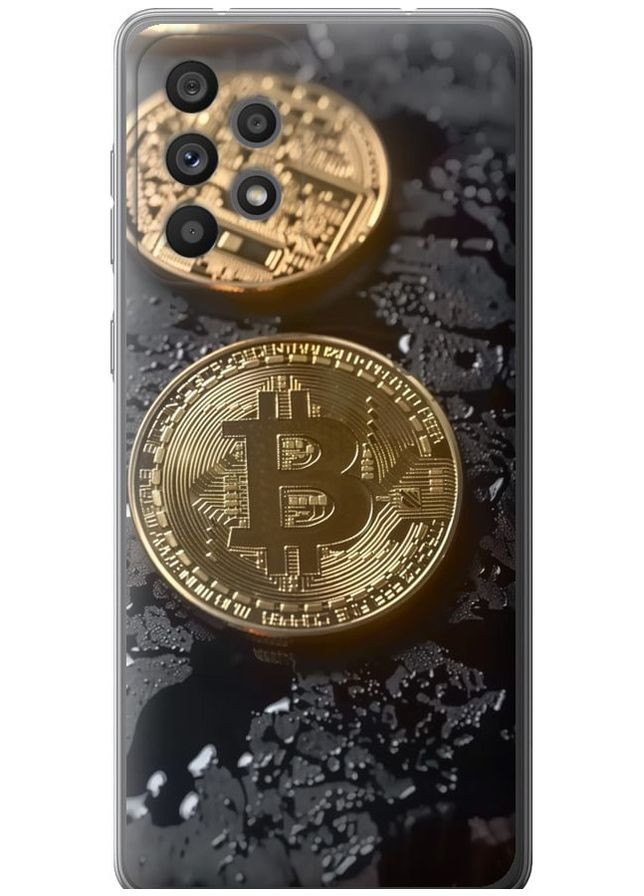 Силіконовий чохол 'Вулканійчний Bitcoin' для Endorphone Samsung Galaxy A73 A736B (289875295)
