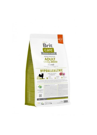 Корм для собак малых пород Care Dog Hypoallergenic Adult Small Breed гипоаллергенный с ягненком, 7 кг Brit (362578216)