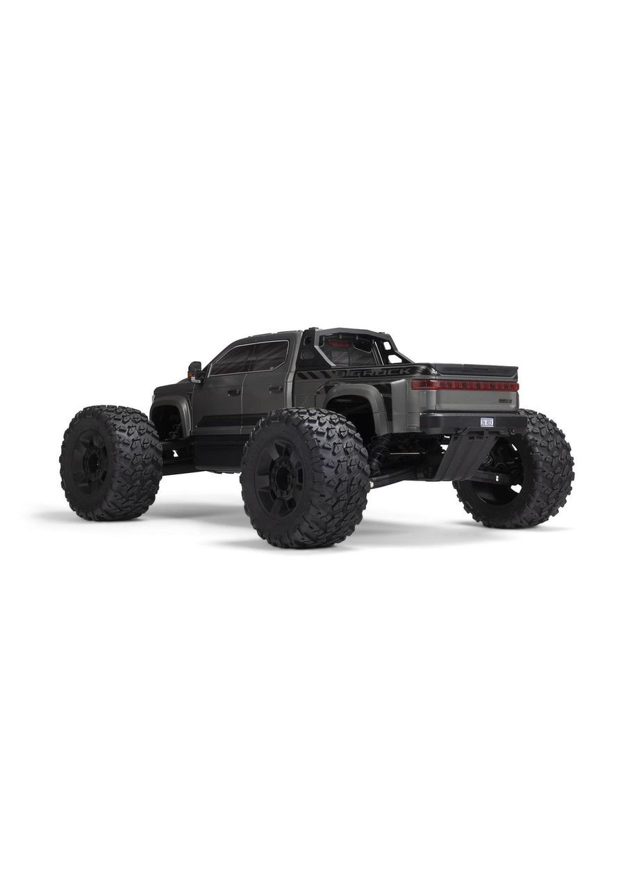 Машинка на радиоуправлении 1/7 BIG ROCK 6S 4X4 RTR Brushless Monster Truck (Gun Metal ARA7612T1) Arrma (349443358)