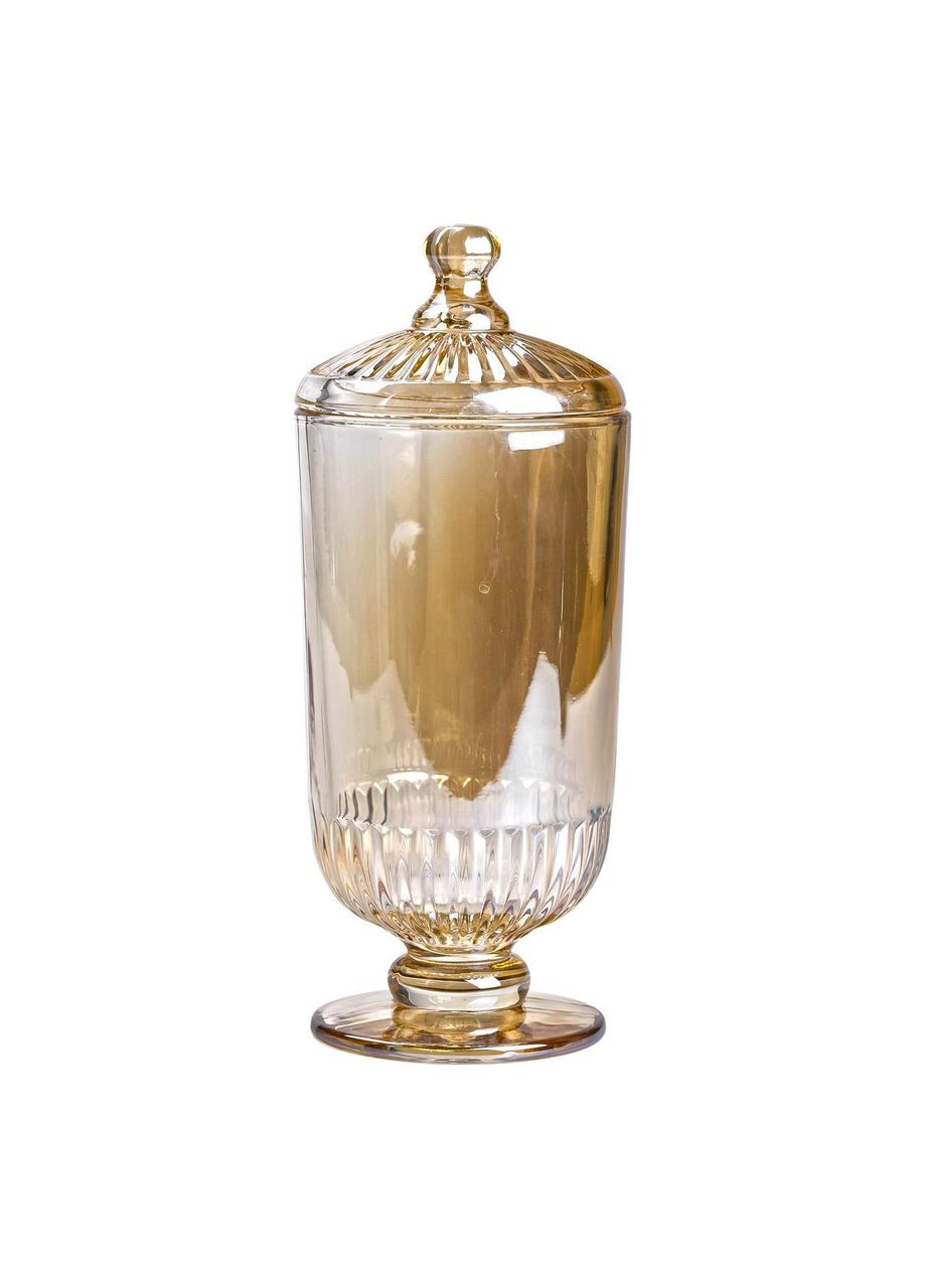 Конфета с крышкой стеклянная Ø 10 см Прозрачный Yiwu (360454776)