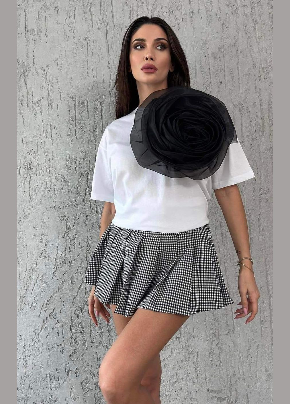 Футболка Цветок белый You Best - (285716354)