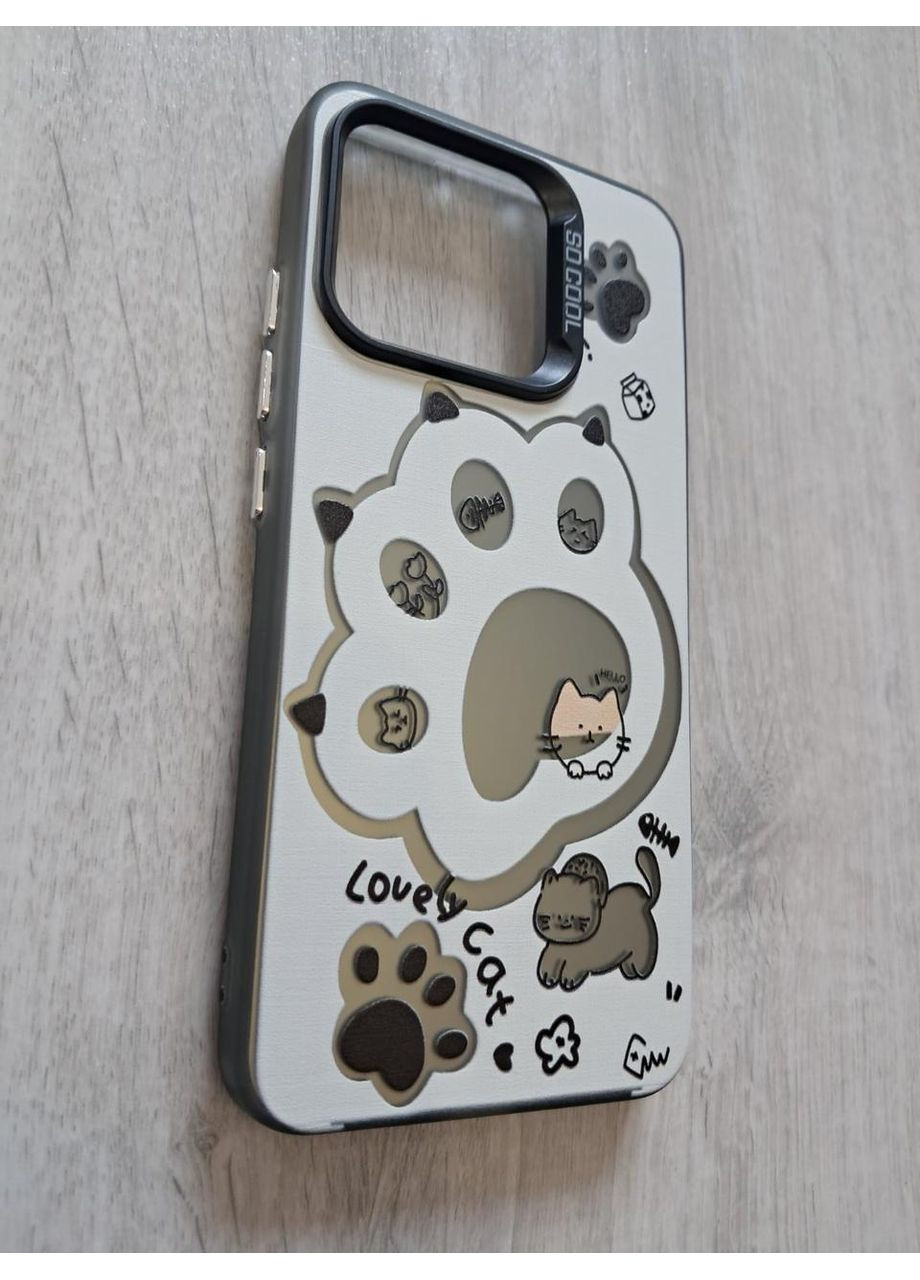 Чохол на Mi 13 5G силіконові борти акриловий бампер з котячою лапкою Xiaomi (360896917)