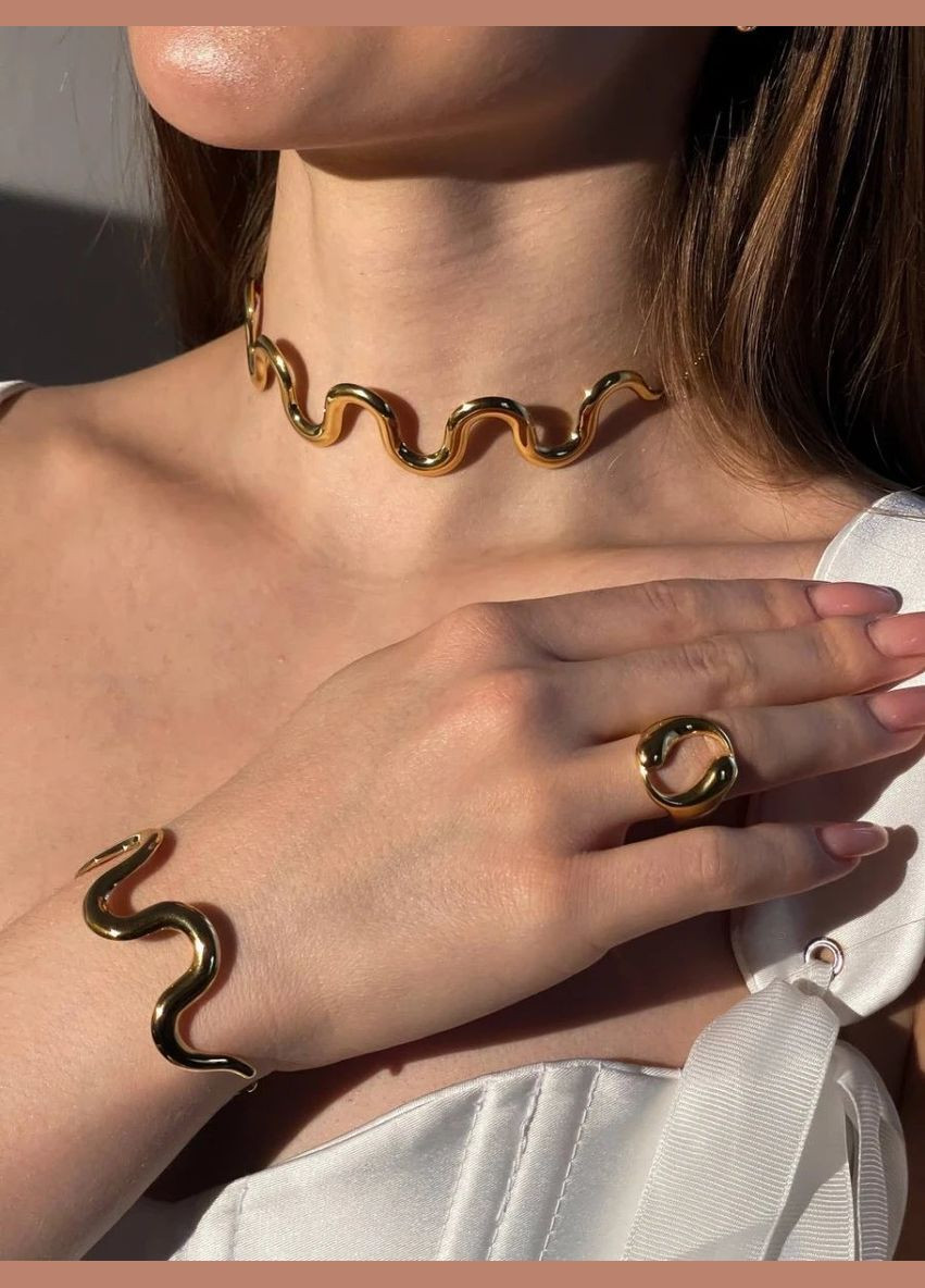 Браслет "Gold Wave" Le'Perle (329724571)